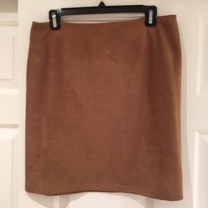 Washable Suede Look Skirt by Painted Threads
